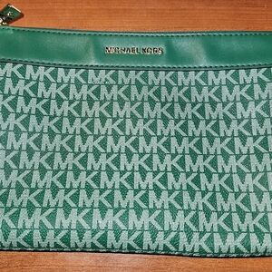 Michael Kors Emerald Monogram Pouch